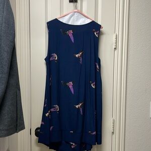 Beautiful open back swing dress from Anthro